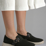 Damen Orthopädische Slipper mit Verstellbarem Schnallenriemen für den Alltag