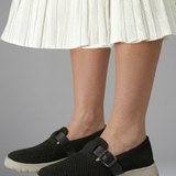 Damen Orthopädische Slipper mit Verstellbarem Schnallenriemen für den Alltag