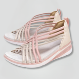 Damen-Orthopädische Sandalen mit Kreuzriemen-Design für den Sommer