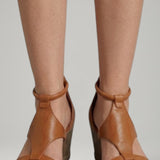 Damen Orthopädische Sandalen mit Gepolstertem Fußbett und Absatz
