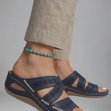 Damen Orthopädische Sandalen mit Ausschnitten an den oberen Riemen für den Alltag