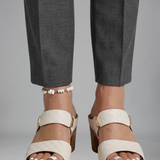 Damen Orthopädische Sandalen mit Mittelhohem Blockabsatz für den Alltag