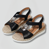 Damen Orthopädische Sandalen mit Gepolstertem Fußbett für den Alltag