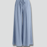 Damen Palazzo-Hosen mit Kordelzugbund und Seitentaschen