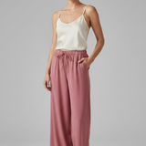 Damen Palazzo-Hosen mit elastischem Bund und Seitentaschen