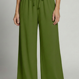 Damen Palazzo-Hose mit elastischem Bund und Seitentaschen