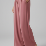 Damen Palazzo-Hosen mit elastischem Bund und Seitentaschen