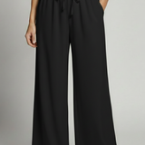 Damen Palazzo-Hose mit elastischem Bund und Seitentaschen