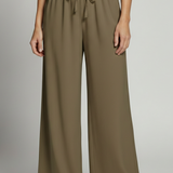 Damen Palazzo-Hose mit elastischem Bund und Seitentaschen