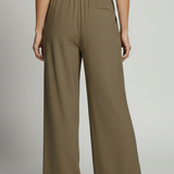 Damen Palazzo-Hose mit elastischem Bund und Seitentaschen