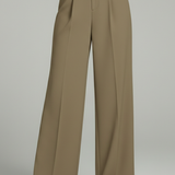 Damen Palazzo-Hosen mit Frontfalten und Gesäßtaschen