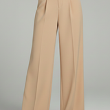 Damen Palazzo-Hosen mit Frontfalten und Gesäßtaschen