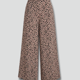 Damen Palazzo-Hosen mit Hoher Taille und Punkten