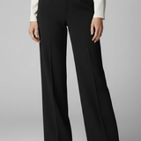 Damen Palazzo-Hosen mit Hoher Taille und Weiten Beinen