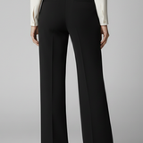 Damen Palazzo-Hosen mit Hoher Taille und Weiten Beinen