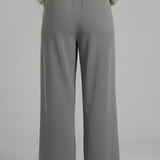 Damen Palazzo-Hose mit Bindegürtel und