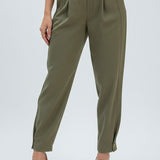 Damenhose mit hoher Taille und
