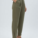 Damenhose mit hoher Taille und