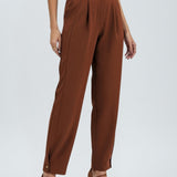 Damenhose mit hoher Taille und