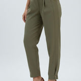 Damenhose mit hoher Taille und
