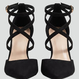 Damen Sandalen mit verstellbarem Riemen und Blockabsatz