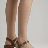 Damen Sandalen mit verstellbarem Riemen und Blockabsatz