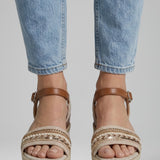 Damen Sandalen mit verstellbaren Riemen und gepolstertem Fußbett