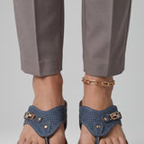 Damen Sandalen mit verstellbaren Riemen und gepolsterter Sohle