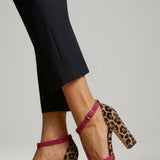 Damen Sandalen mit Knöchelriemen und Stiletto-Absatz