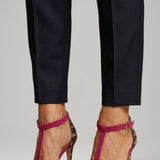 Damen Sandalen mit Knöchelriemen und Stiletto-Absatz