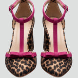Damen Sandalen mit Knöchelriemen und Stiletto-Absatz