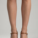 Damen Sandalen mit Schnallenriemen und niedrigem Absatz