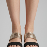 Damen Sandalen mit gepolstertem Fußbett für den Sommer