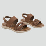 Damen Sandalen mit gepolsterter Innensohle und flexibler Sohle