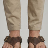 Damen Sandalen mit gepolsterter Innensohle und leichtem Sohlenaufbau