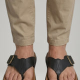 Damen Sandalen mit gepolsterter Innensohle und leichtem Sohlenaufbau