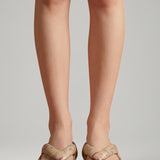 Damen Sandalen mit gepolsterter Sohle und verstellbaren Riemen