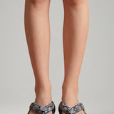 Damen Sandalen mit gepolsterter Sohle und verstellbaren Riemen
