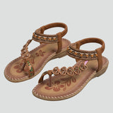 Damen Sandalen mit Slip-On Design und flexibler Sohle