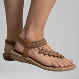 Damen Sandalen mit Slip-On Design und flexibler Sohle