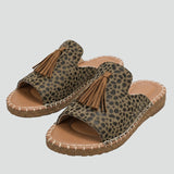 Damen Sandalen mit Slip-On Design und gepolstertem Fußbett