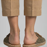 Damen Sandalen mit Slip-On Design und gepolstertem Fußbett