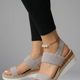 Damen Sandalen mit Stretch-Fit Riemen für den Sommer