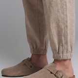 Damen Sandalen mit Wildleder Clogs für den Alltag