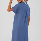 Damenhemdkleid mit Knopfleiste