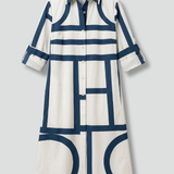 Damenhemdkleid mit Kragen und Knopfverschluss