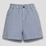 Damen Shorts mit Knopf Taille und Seitentaschen