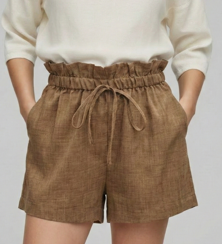 Damen Shorts mit Kordelzug und Seitentaschen