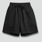 Damen-Shorts mit Kordelzug und Seitentaschen