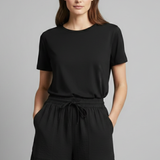 Damen-Shorts mit Kordelzug und Seitentaschen